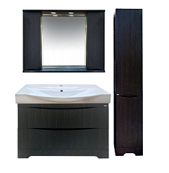 Misty Зеркало-шкаф Элвис 105 венге – фотография-5